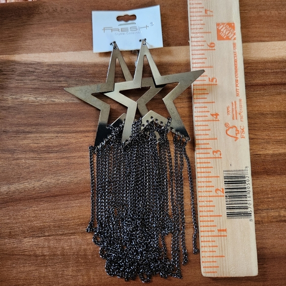 Celestial Star Earrings - Picture 4 of 4